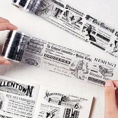 Retro Text Roll Ticket Bag - 6 Styles