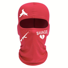 Outdoor Cycling Sunscreen & Dustproof Cap Print Full Coverage Hat