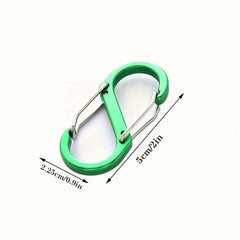 4pcs Outdoor S Aluminum Carabiners for Camping Hiking