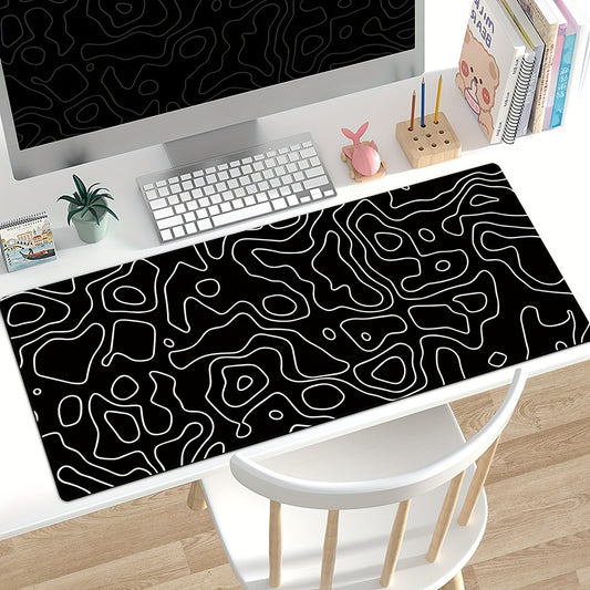 Abstract Line Large Gaming E-sports Mouse Pad - Oversized Extended Desk Mat