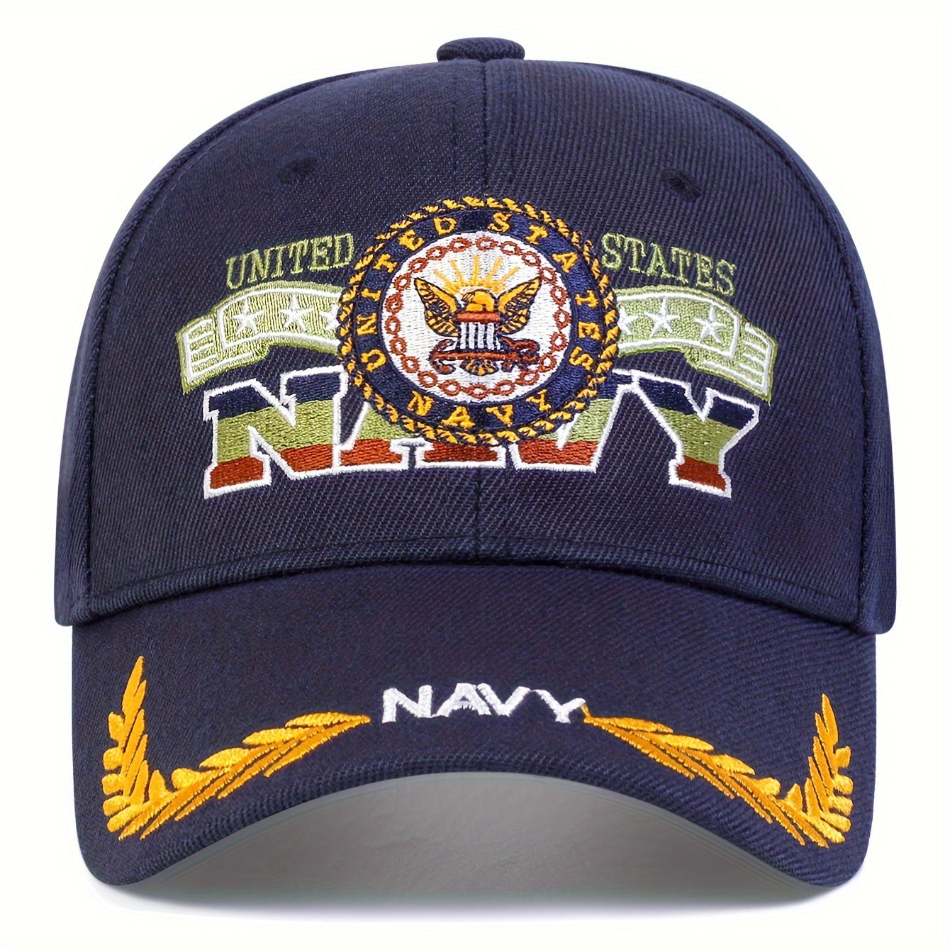 Men's NAVY Eagle Baseball Cap Outdoor Sun Hat Casual Adjustable Hat