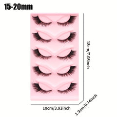 Cat Eye False Eyelashes Fox Eye Series Natural Thick Fluffy Lashes