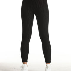 Honeycomb Fitness Gym Leggings High Waist Yoga Pants Women's Activewear