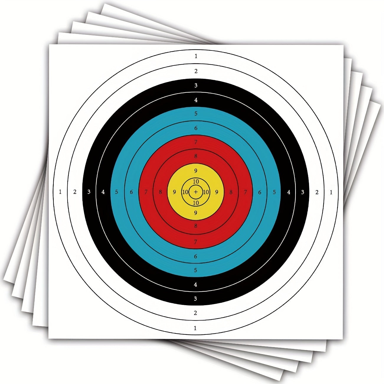 20pcs Bow Arrow Targets For Archery Practice 10 Rings 40 64x40