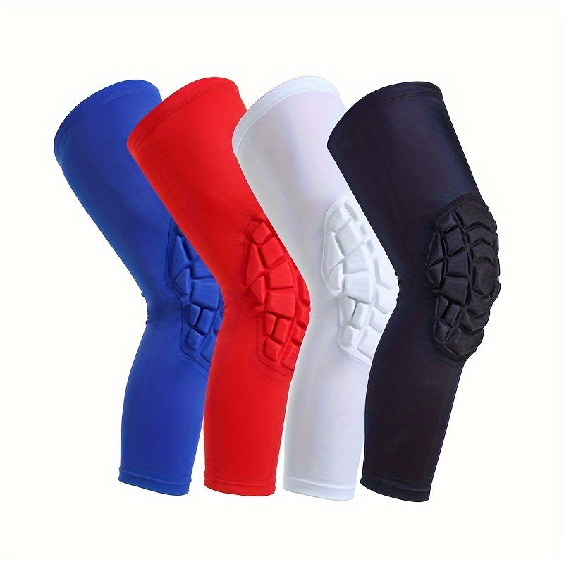 Honeycomb Anti-collision Knee Pad for Sports, Extended Protective Leg Protectors