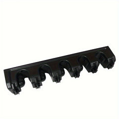 Garage Tool Storage Rack Wall Mounted with Hooks 5 Clips and 6 Hooks