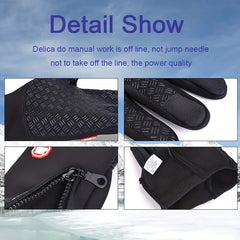 Winter Warm Gloves Waterproof Coldproof Touch Screen Skiing Gloves