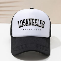 Brown Letter Graphic Baseball Cap Unisex LA Cap For Women And Men