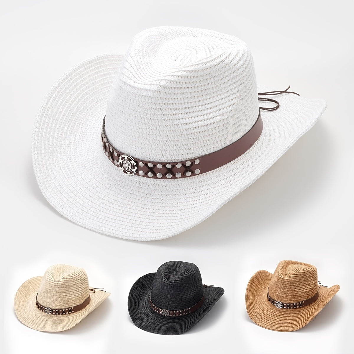Breathable Sunshade Cowboy Hat for Outdoor Activities