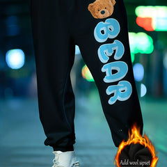 Bear Pattern Casual Graphic Joggers Men's Sweatpants Spring Summer