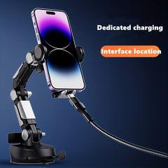 Car Phone Holder Mount Hands Dashboard & Windshield Mount Compatible