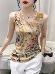 Graphic Print Tank Top for Women