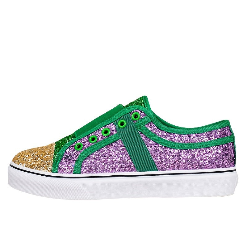 Sequins Decor Slip On Sneakers for Women