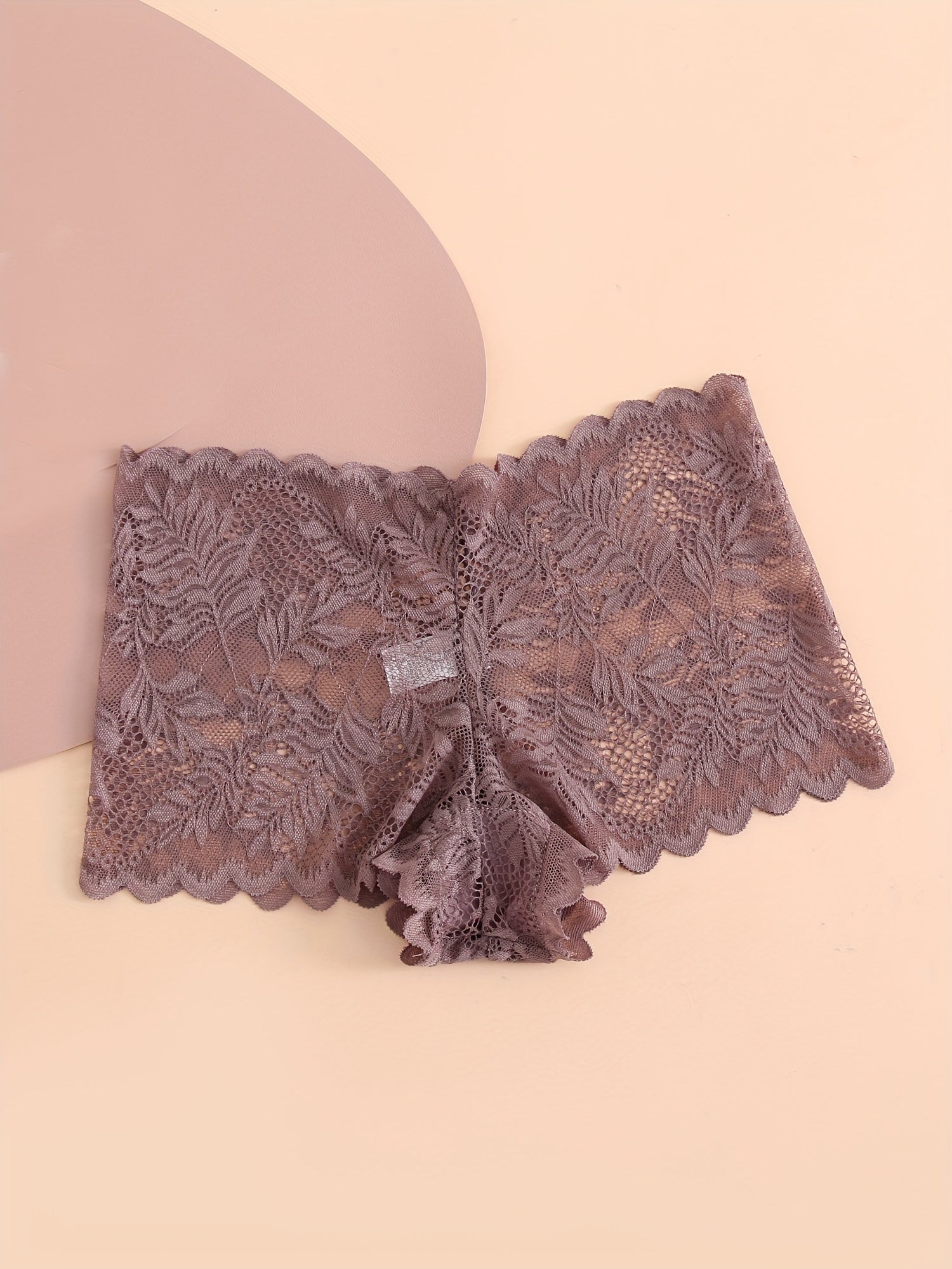 6pcs Lace Boyshort Panties Soft Comfortable Underwear