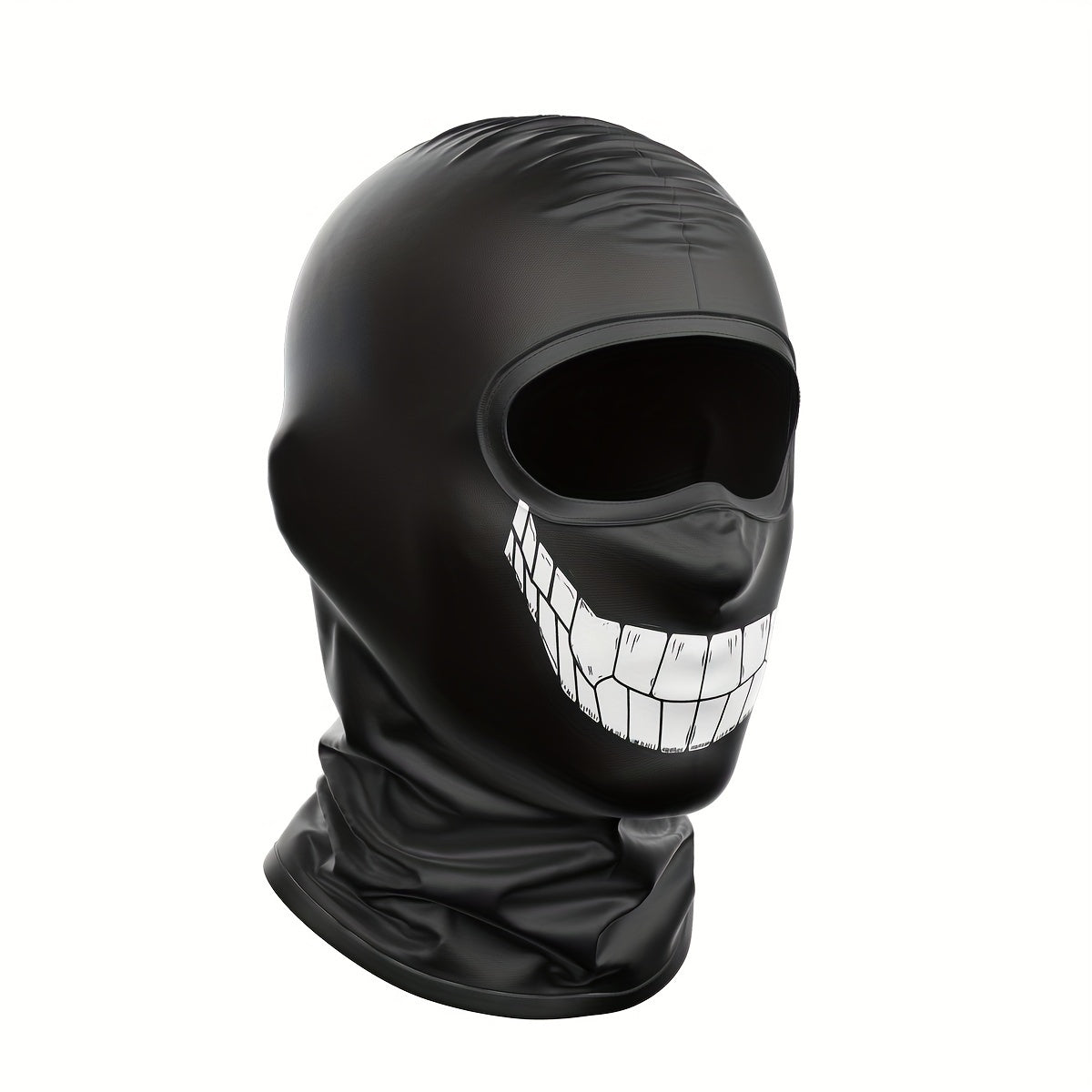 Smiling Ghost Pattern Breathable Balaclava for Outdoor Cycling