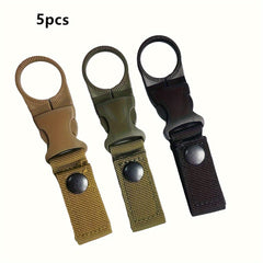 5pcs Bottle Hanging Buckle Keychain Webbing Strap