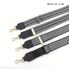 Geometric Pattern Bag Strap - Adjustable and Durable - Travel Bag Accessory