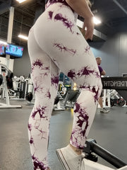 Tie Dye Seamless Leggings High Waisted Yoga Pants