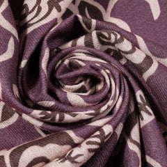 Winter Thick Printed Turban Scarf Bandana Fringed Scarf