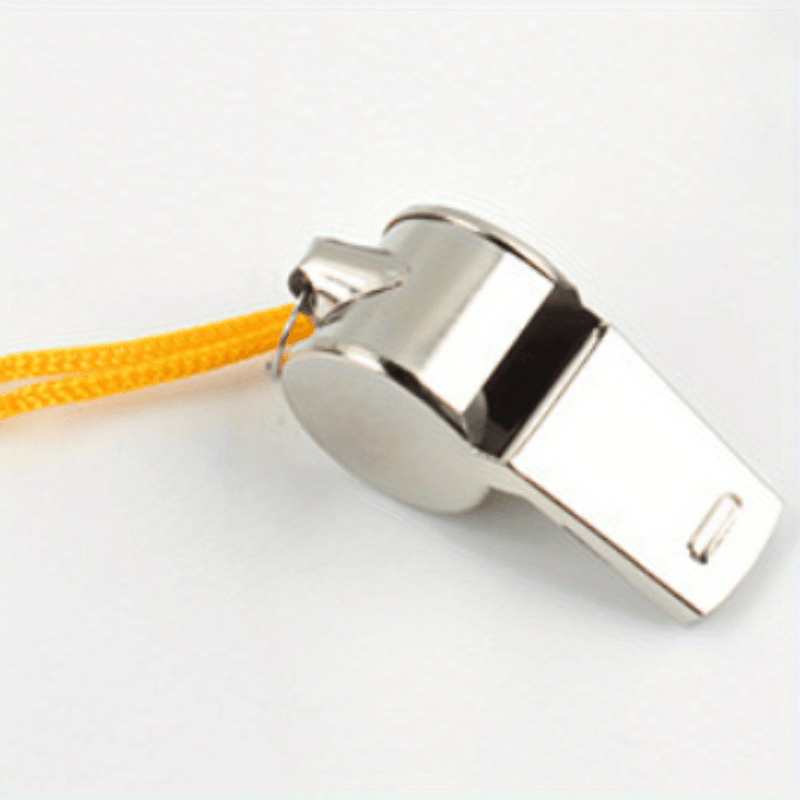 Metal Whistle With Lanyard For Coach Referee