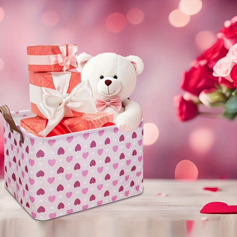 Pink Rectangular Mother's Basket & Baseball Father's Gift Basket