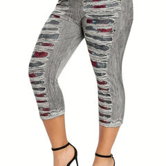 Floral Printed Yoga Pants High Waist Sweatpants Leggings