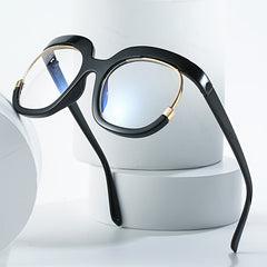 Vintage Owl Square Optical Glasses Frames Clear Lens Eyeglasses