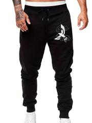 Chinese Crane Men's Sports Pants - Comfortable Drawstring Joggers