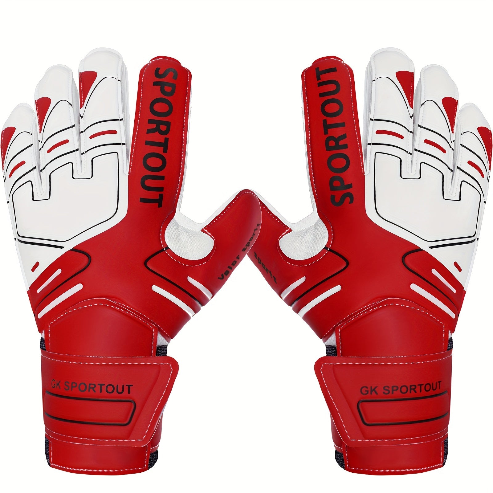 Goalkeeper Gloves Strong Grip Beginner Football Great Protection