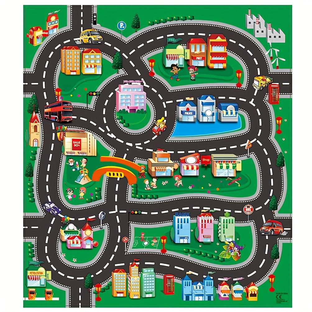 Educational Road Traffic Play Mat