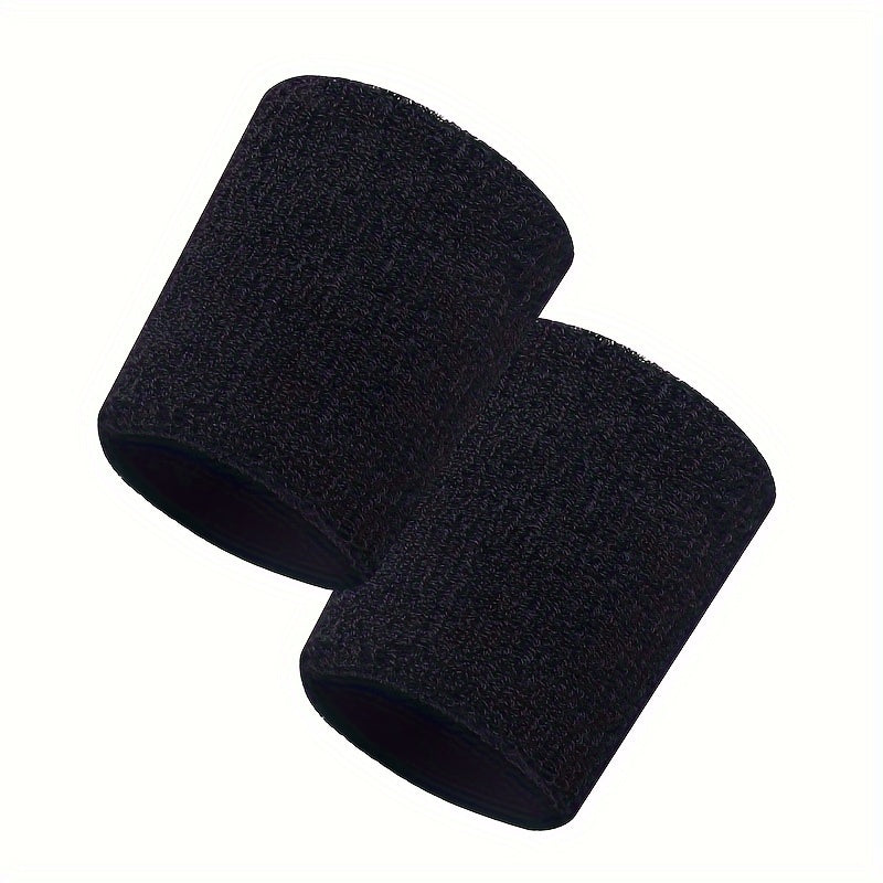 4 Pairs Sports Wristbands Cotton Wrist Sweat Band For Men & Women