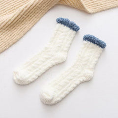 Men's Cozy Fleece Crew Socks for Winter