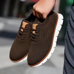 Men's Breathable Sneakers Non Slip Lace Up Shoes