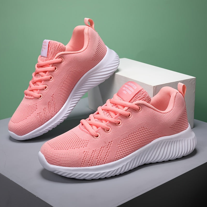 Women's Breathable Knit Sports Shoes Lightweight Running Athletic Sneakers