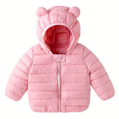 Toddler Kids Down Puffer Jackets With Hood Lightweight Warm Winter Coat