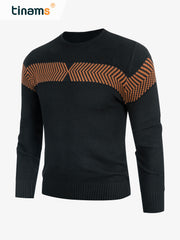 Men's Knit Sweater Long Sleeve Casual Pullover