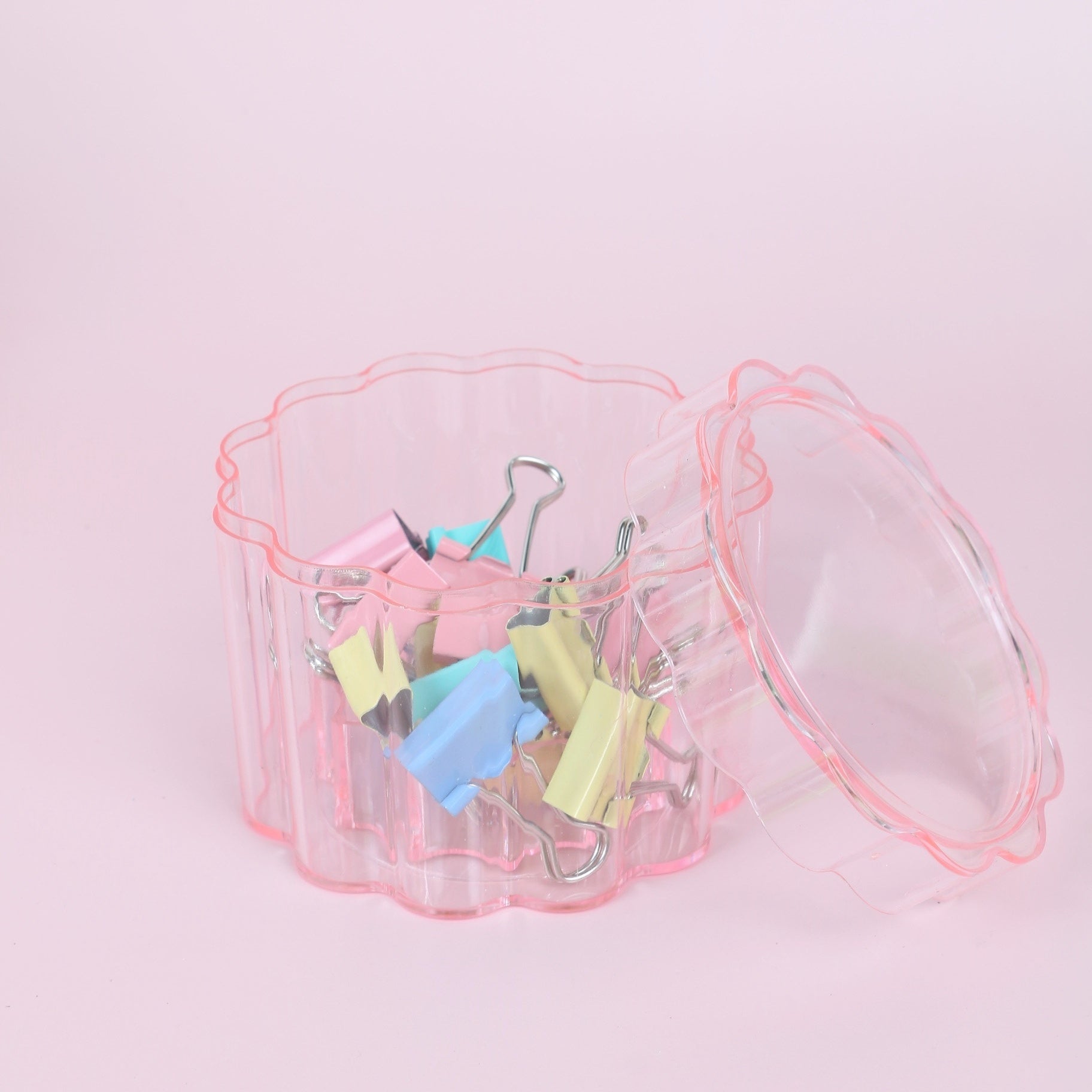 Clear Storage Box Container Organizer for Jewelry Makeup Accessories