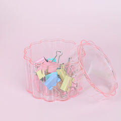 Clear Storage Box Container Organizer for Jewelry Makeup Accessories