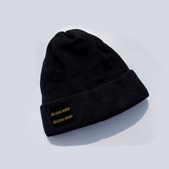 Men's Knitted Woolen Cap for Autumn and Winter