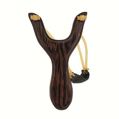 Outdoor Wooden Slingshot Toy for Play and Target Shooting