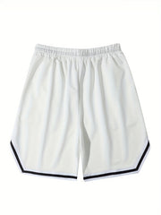 Vintage Graphic Basketball Shorts for Men