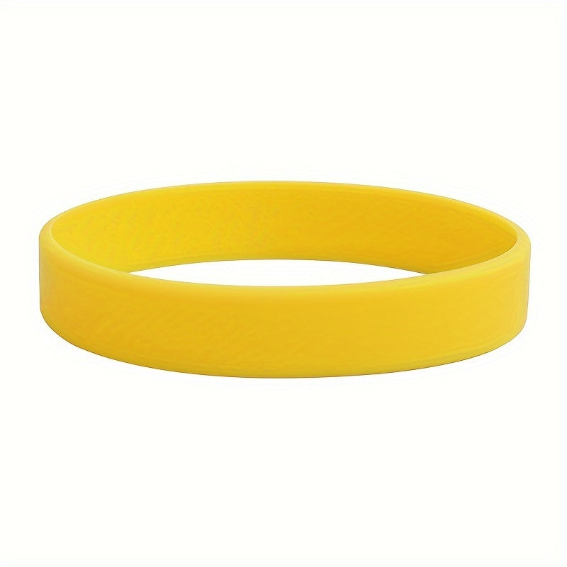 Silicone Rubber Wristband Cuff Bracelet Sports