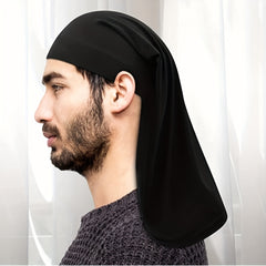 Satin Spandex Dreadlock Cap Hair Bonnet Wide Elastic
