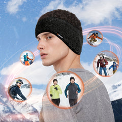 MVPTOO Winter Fleece Ear Warm Headband for Sports Yoga Gym