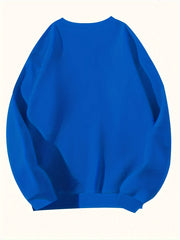 Cute Duck Print Pullover Sweatshirt for Women
