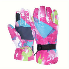 Winter Windproof Skiing Gloves Waterproof Warm Gloves