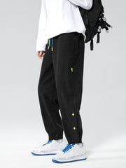 Men's Casual Drawstring Sweatpants for Spring/Autumn
