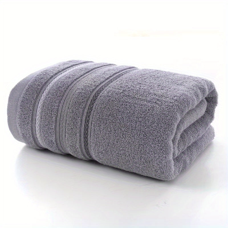 Soft Absorbent Cotton Bath Towel - 27.5x55.1