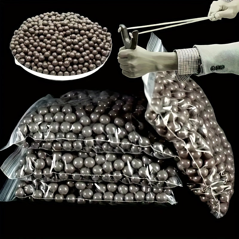 500pcs 8-9mm Hard Mud Balls Slingshot Ammo