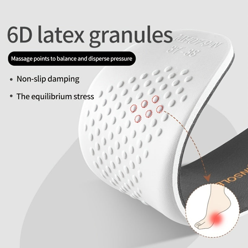 Sports Orthopedic Insoles Soft Elastic Breathable Running Men Women Insoles